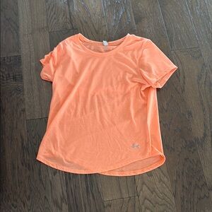Under Armour Orange Relaxed Short Sleeve Tee